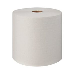 kimberly clark 50606 scott hard roll paper towels, 8" x 600' roll, white, poly-bag protected (1 individual roll of 600')