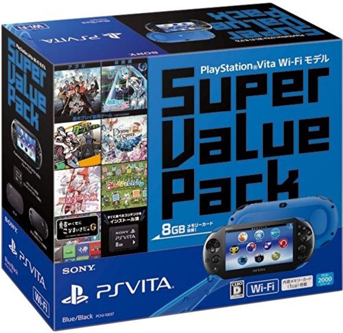 PlayStation Vita Super Value Pack Wi-Fiモデル ブルー/ブラック