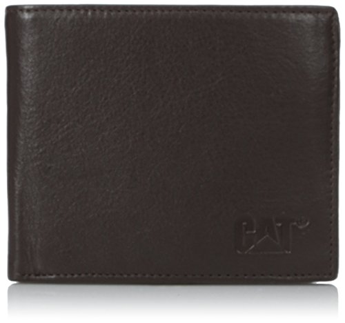 Caterpillar Men's Onyx Leather Wallet, Brown, One Size