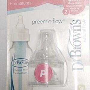 Dr. Browns Natural Flow Preemie Standard Nipple pack of 4