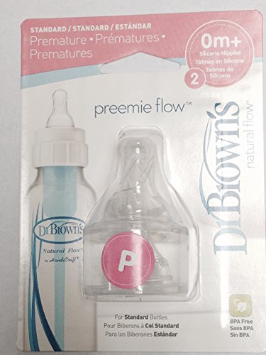 Dr. Browns Natural Flow Preemie Standard Nipple pack of 4