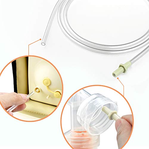 4 Tubing for Medela Pump in Style Advanced Breast Pump Release After Jul 2006. in Retail Pack. Replace Medela Tubing #8007212, 8007156 & 87212. BPA Free. Made by Maymom