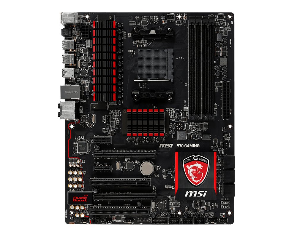 MSI 970 GAMING DDR3 2133 ATX AMD Motherboard