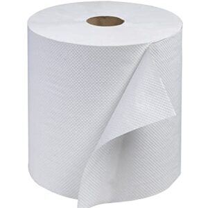 Tork Hand Towel Roll, White, Advanced, H21, Soft, Disposable, 100% Recycled, Absorbent, 1-Ply, 12 x 800 ft, RB800