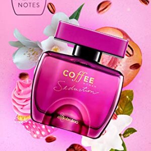 Coffee Woman Seduction Eau de Toilette by O Boticario | Long Lasting Perfumes for Women | Sweet Floral Fragrance For Women (3.4 fl oz)