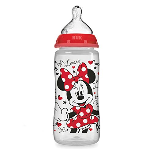 NUK Disney Baby Bottle, Minnie Mouse, 3 Count (Pack of 1)