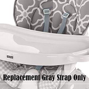 Fisher Price Space Saver High Chair Replacement (SPACE SAVER STRAPS-GRAY BJV38)