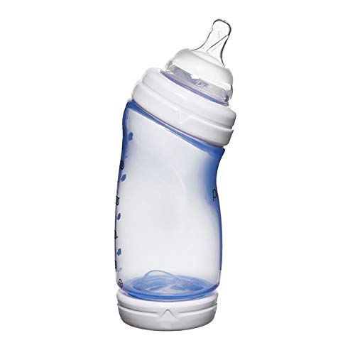 Playtex Baby VentAire Bottle for Boys, Helps Prevent Colic and Reflux, 9 Ounce Blue Bottles, 3 Count