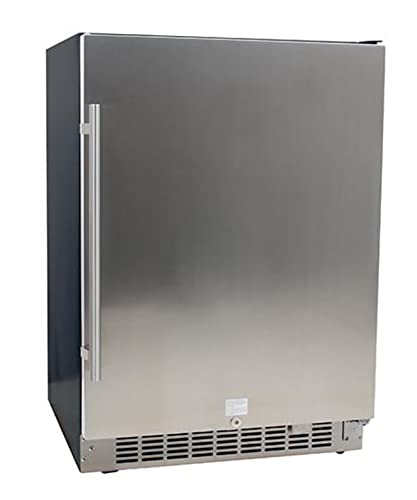 EdgeStar CBR1501SLD 5.49 Cu. Ft 142 Can Built-in Stainless Steel Beverage Cooler