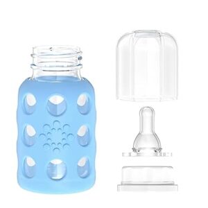 Lifefactory Baby Bundle - Bottle Set - Sky/Mint - 4 oz - 2 pk