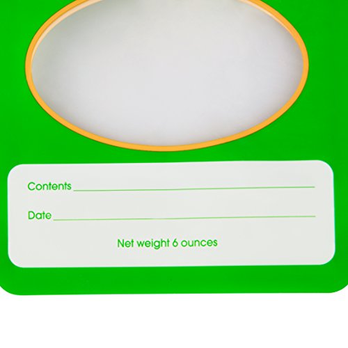 Disposable 6oz Baby Food Storage Pouch Containers, 48 Pack- Write What You Want Squeezable Pouches- Make Homemade Organic Food for Babies/Toddlers- Works with Most Filling Stations Including Infantino