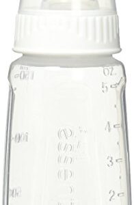 NUK Gerber First Essentials Clear View Silicone Bottle, Slow Flow, 5 Ounce