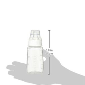 NUK Gerber First Essentials Clear View Silicone Bottle, Slow Flow, 5 Ounce