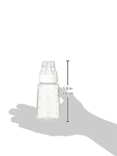 NUK Gerber First Essentials Clear View Silicone Bottle, Slow Flow, 5 Ounce