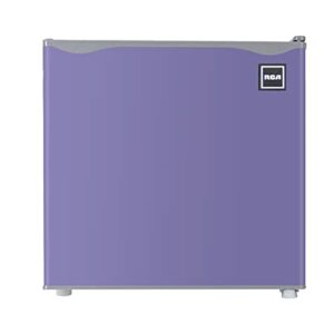 RCA RFR160-Purple Fridge, 1.6 Cubic Feet, Perfect for Skincare, Foods, Medications-Purple