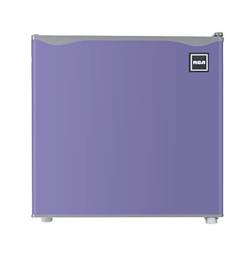 RCA RFR160-Purple Fridge, 1.6 Cubic Feet, Perfect for Skincare, Foods, Medications-Purple