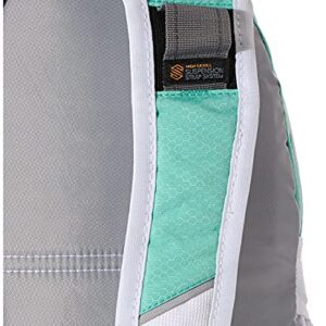 High Sierra Loop Backpack, Travel, or Work Bookbag with tablet sleeve, One Size, Aquamarine/White/Ash