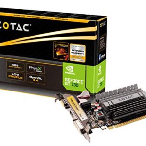 ZOTAC GeForce GT 730 Zone Edition 4GB DDR3 PCI Express 2.0 x16 (x8 lanes) Graphics Card (ZT-71115-20L)