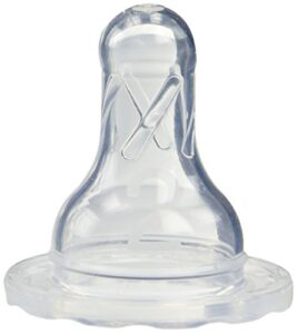 standard neck baby bottle nipple 2 pack [set of 3] size: level 2