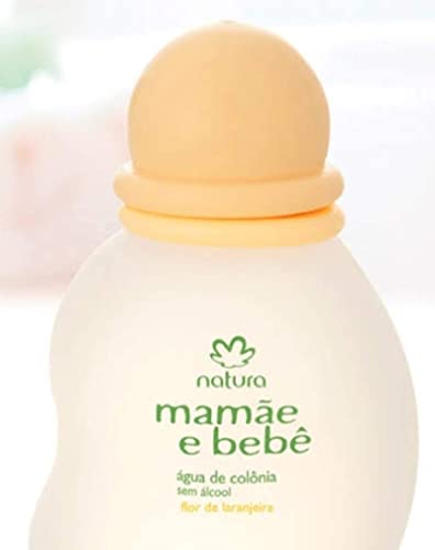 Linha Mamae Bebe Natura - Agua de Colonia Sem Alcool Flor de Laranjeira 100 Ml - (Natura Mom and Baby Collection - Alcohol-Free Orange Blossom Eau de Cologne 3.4 Fl Oz)