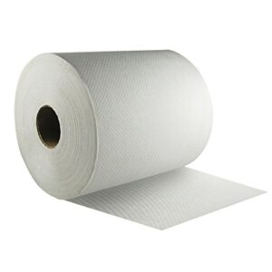 karat js-rtw750 paper towel roll, white (pack of 6)