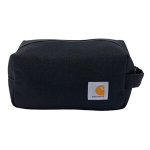 carhartt travel kit, durable toiletry organizer bag, black, one size
