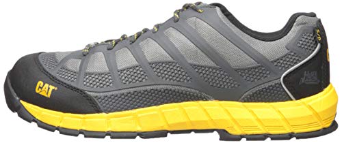 Caterpillar Men's Streamline Composite Toe Work Shoe Construction, Grey, 10.5