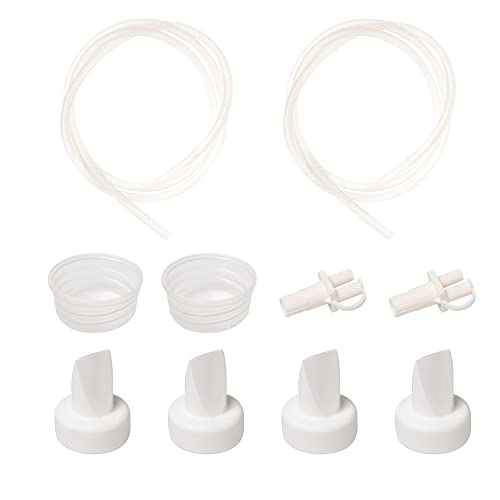 Ardo Breast Pump Service Kit - Spare Parts for Ardo Pumpsets. Replacement Duckbill Lip Valves, Membrane Pots, Tubing & Tube Connectors. Suitable for Use with Alyssa & Calypso Breast Pumps.