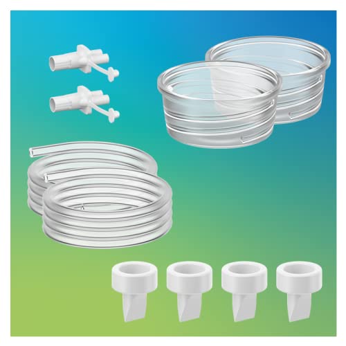 Ardo Breast Pump Service Kit - Spare Parts for Ardo Pumpsets. Replacement Duckbill Lip Valves, Membrane Pots, Tubing & Tube Connectors. Suitable for Use with Alyssa & Calypso Breast Pumps.