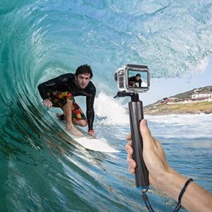 Smatree F1 Waterproof Floating Carbon Fiber Hand Grip Compatible for Gopro Max/ GoPro Hero 11/10/9/8/7/6/5/4/3/2/1/Session/GoPro Hero 2018/DJI Osmo Action 4/3