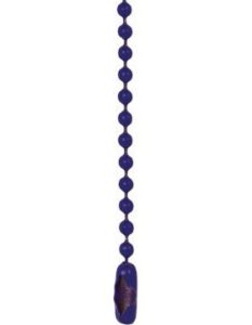 24" long dog tag chain (purple)