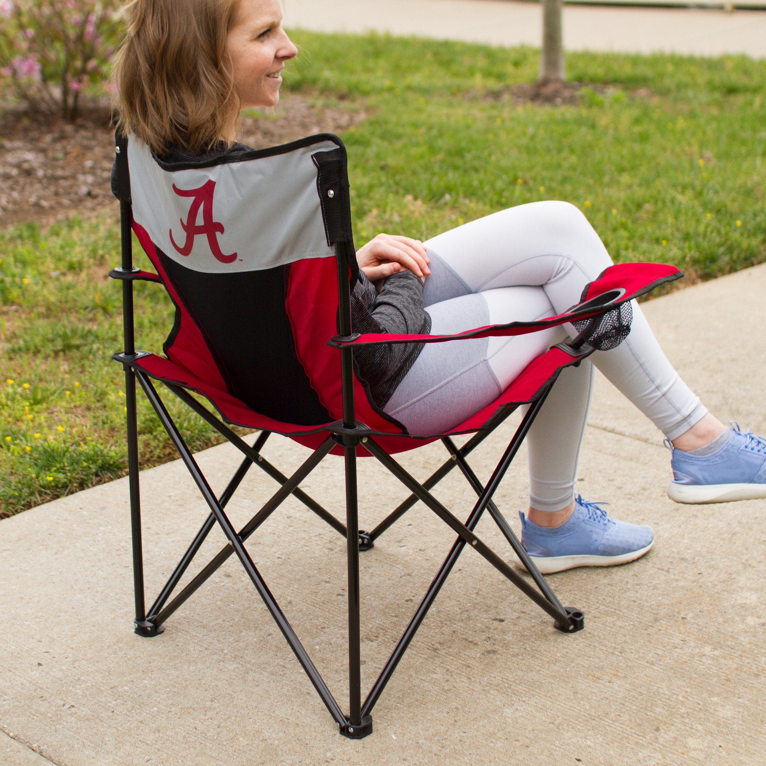 logobrands Officially Licensed NCAA Unisex Elite Chair, One Size,North Carolina Tar Heels