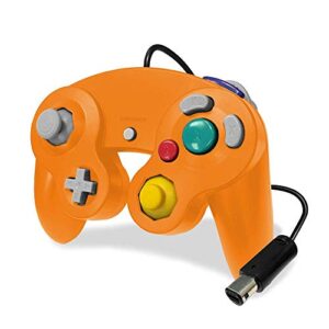 Old Skool Controller Compatible with Gamecube/Wii - Orange (Spice)