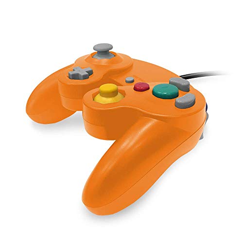 Old Skool Controller Compatible with Gamecube/Wii - Orange (Spice)