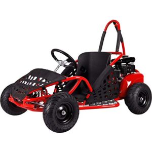 MotoTec 79cc Off Road Go Kart in Red