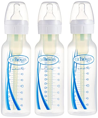 Dr. Brown's Options Narrow, 3 Pack, Clear, 8 Ounce