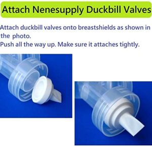 Nenesupply 5 pc Duckbill Valves Compatible with Medela and Spectra Pump Parts Use on Spectra S2 Spectra S1 and Pump in Style Harmony Symphony Replace Spectra Duckbill Valves and Medela Valve