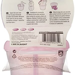 Philips AVENT BPA Free Formula Dispenser/Snack Cup, Colors May Vary