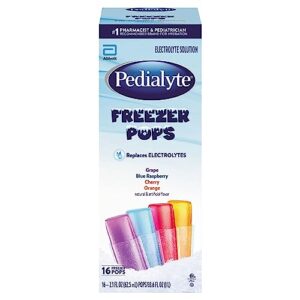 dss pedialyte freezer pop nutritional supplement 2.1oz (16 per box)