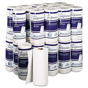 Georgia Pacific 27385 Perforated Paper Towel Roll, 8 4/5 X 11, White, 85/Roll, 30 Rolls/Carton