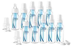 dr. browns bpa natural flow bottle newborn feeding set (packaging may vary) - 2 sets