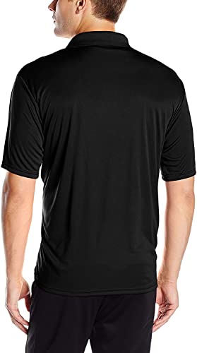 Hanes Sport Men's Cool DRI Men's Performance Polo,Black,X-Large