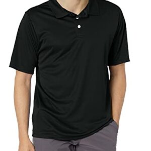 Hanes Sport Men's Cool DRI Men's Performance Polo,Black,X-Large