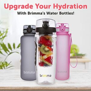 Fruit Infuser Water Bottle - 32 oz Large, Leakproof Plastic Fruit Infusion Water Bottle for Gym, Camping, and Travel