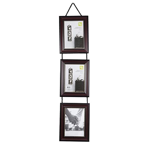 kieragrace Classic Traditional Lucy Picture Luxury-Frames, 5" x 7", Dark Brown, 3 Count