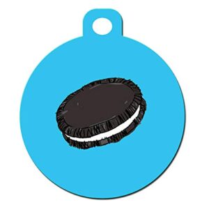 cute dog cat pet id tag - "cookie" - personalize colors and your pet info