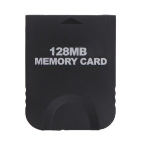 gamilys 128mb black memory card compatible for wii gamecube