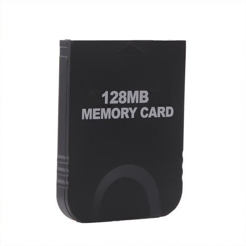 Gamilys 128MB Black Memory Card Compatible for Wii Gamecube