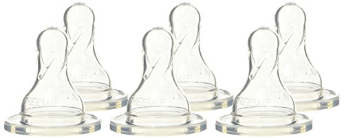 Dr. Brown's Natural Flow Baby Bottle Nipple - Ultra-Preemie, Super Slow Flow - 6pk - 0m+