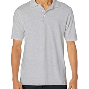 Hanes mens X-Temp Performance Polo Shirt,Light Steel,XXX-Large